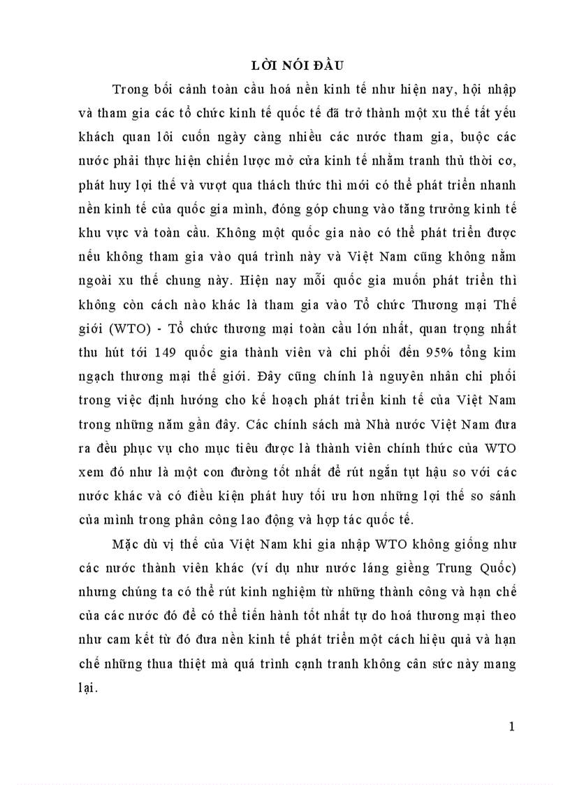 WTO và những vấn đề đặt ra cho Việt Nam khi trở thành WTO