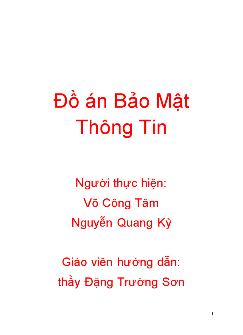 Đồ án Bảo Mật Thông Tin Thuật toán băm và thuật toán MAC Bản dịch full từ Cryptography and Network Security