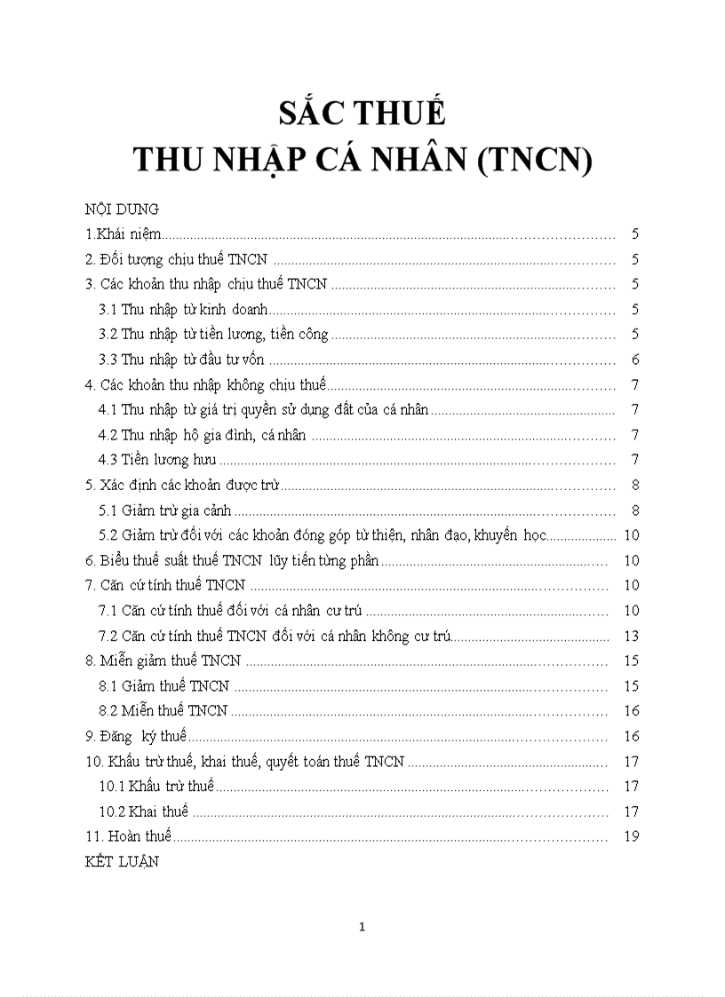 Sắc Thuế Thu Nhập Cá Nhân