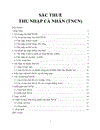 Sắc Thuế Thu Nhập Cá Nhân