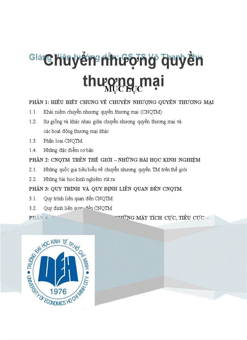 Chuyển nhượng quyền thương mại