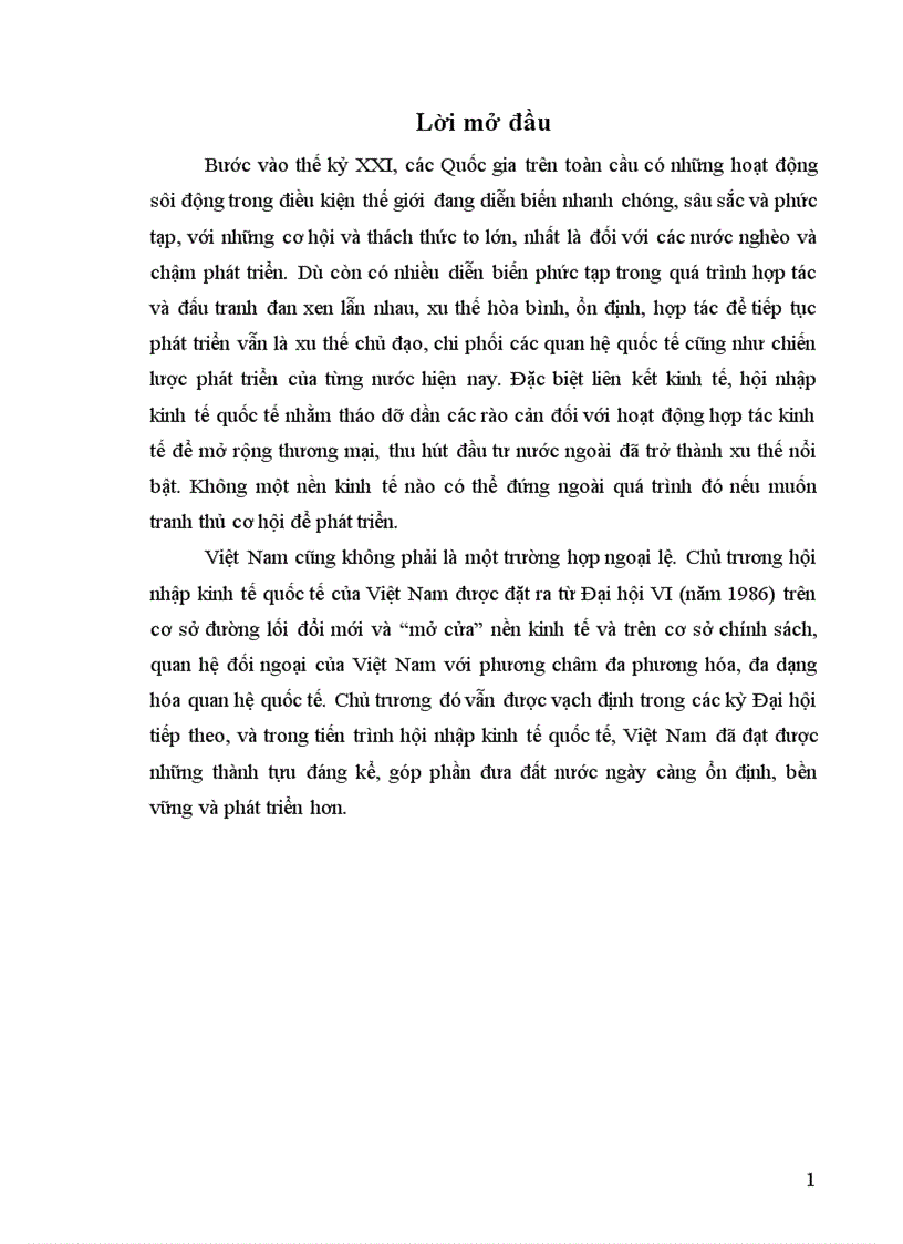 Đánh giá khái quát những thành tựu đạt được của hội nhập kinh tế quốc tế của Việt Nam