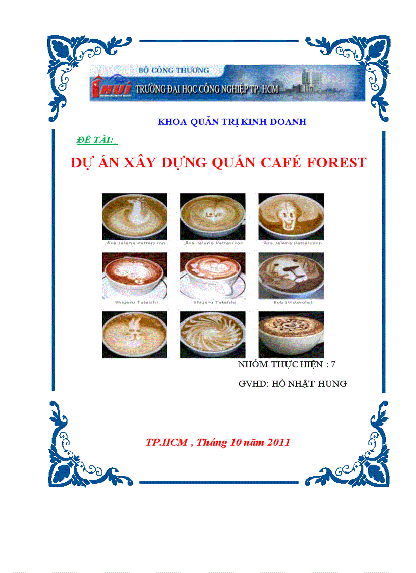 Dự án xây dựng quán cafe forest