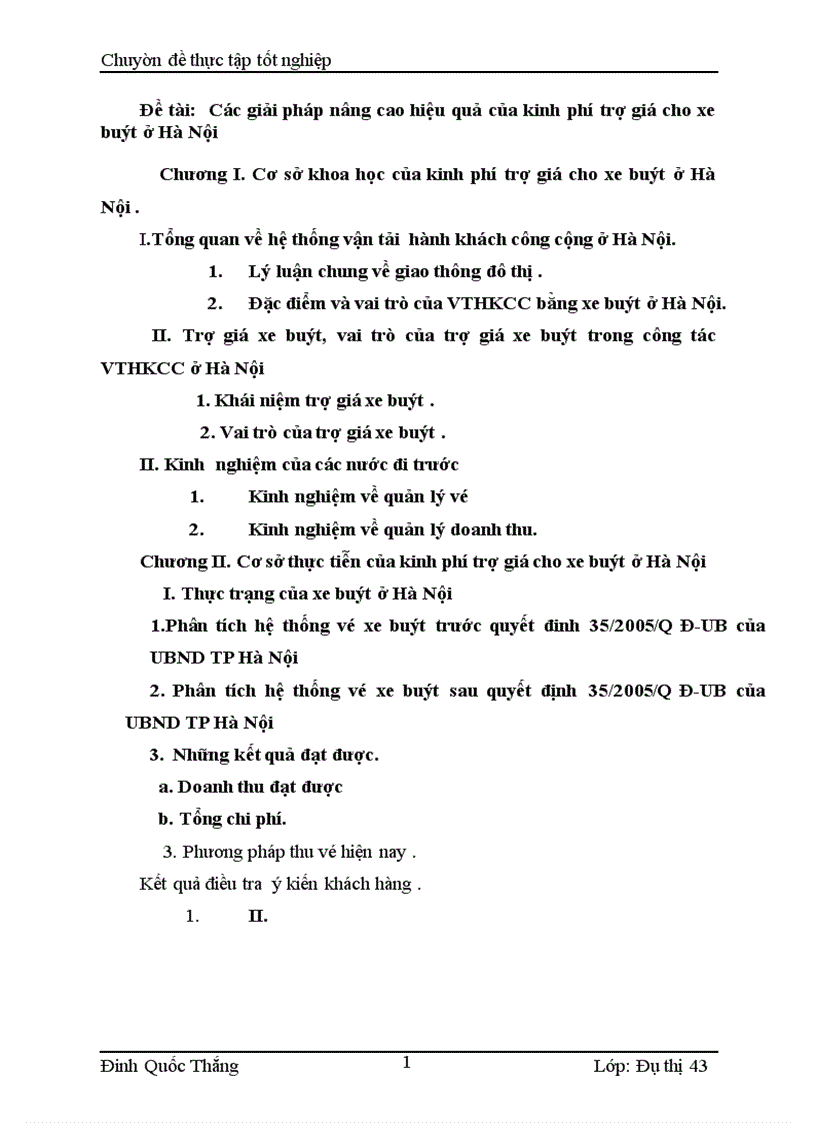 Nâng cao hiệu quả của kinh phí trợ giá buýt ở Hà Nội 1