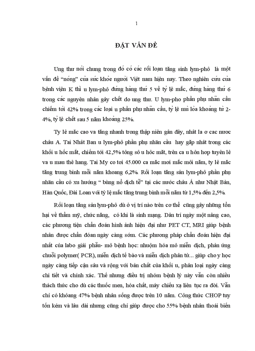Nghiên cứu đặc điểm lâm sàng kết quả điều trị phẫu thuật các rối loạn tăng sinh lym phô phần phụ nhãn cầu 1