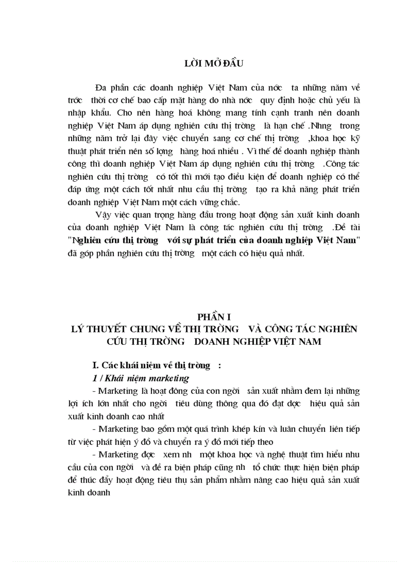 Nghiên cứu thị trường với sự phát triển của doanh nghiệp Việt Nam 1