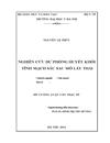 Nghiên cứu dự phòng huyết khối tĩnh mạch sâu sau mổ lấy thai