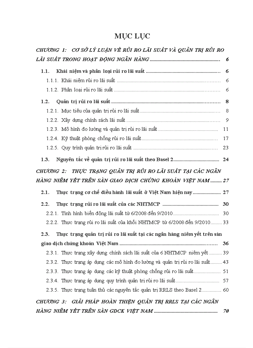 Giải pháp hoàn thiện quản trị rrls tại các ngân hàng niêm yết trên sàn gdck việt nam