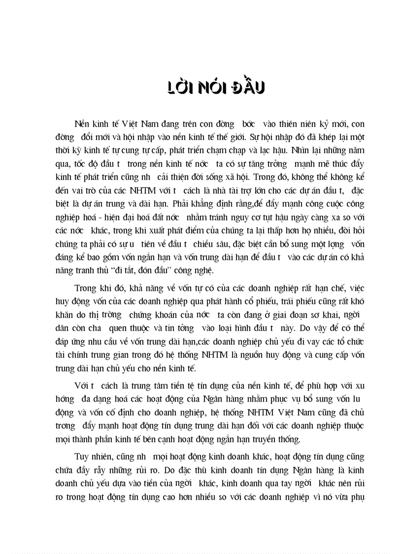 Giải pháp nâng cao chất lượng thẩm định tài chính dự án đầu tư tại Ngân hàng Công thương Đống Đa