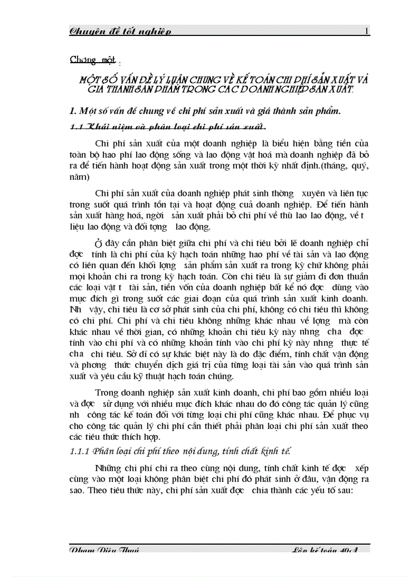 Sự cần thiết và phương hướng hoàn thiện công tác kế toán chi phí sản xuất và tính giá thành sản phẩm tại Công ty Cơ Khí Hà Nội