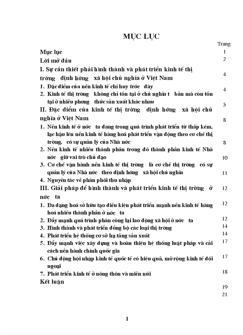 Phân tích các giải pháp để phát triển kinh tế thị trường định hướng xã hội chủ nghĩa ở Việt nam 1