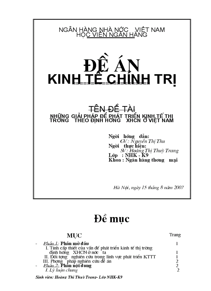 Thực trạng hiện nay về vấn đề phát triển kinh tế thị trường định hướng XHCN ở Việt Nam