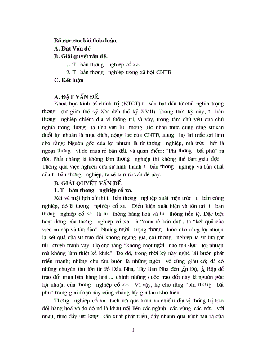 Tư bản thương nghiệp trong xã hội CNTB 1