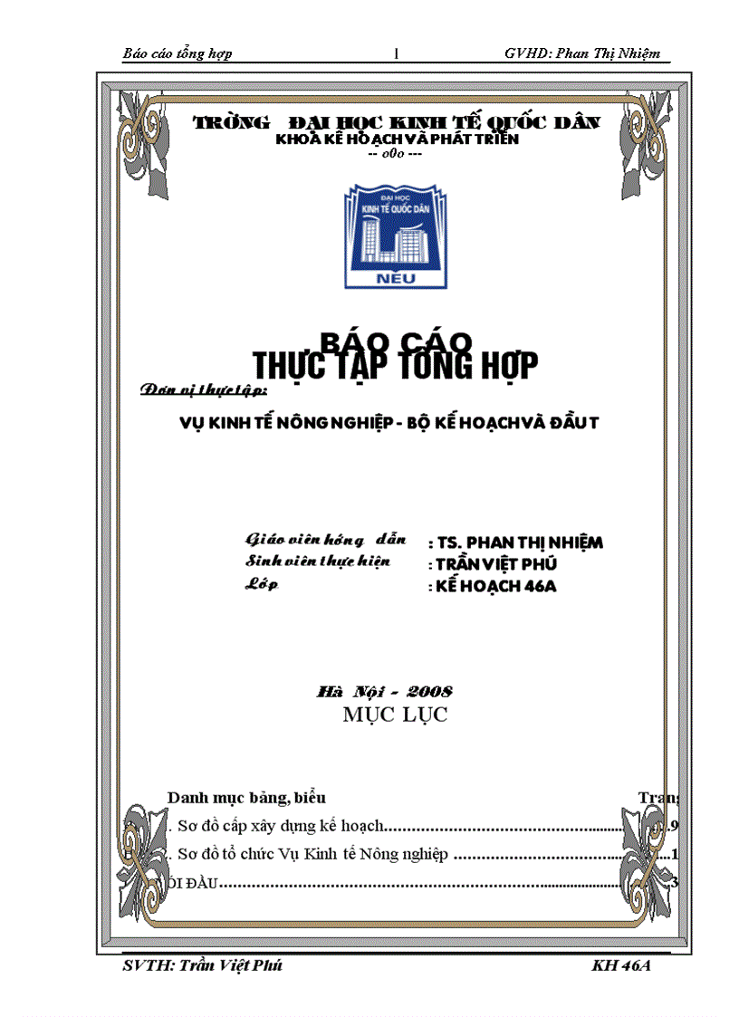 Đánh giá thực hiện nhiệm vụ năm 2007 và nhiệm vụ công tác năm 2008 của Vụ Kinh tế Nông nghiệp