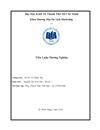 Kinh nghiệm rút ra từ người đi trước và kế hoạch định hướng phát triển nghề nghiệp trong tương lai