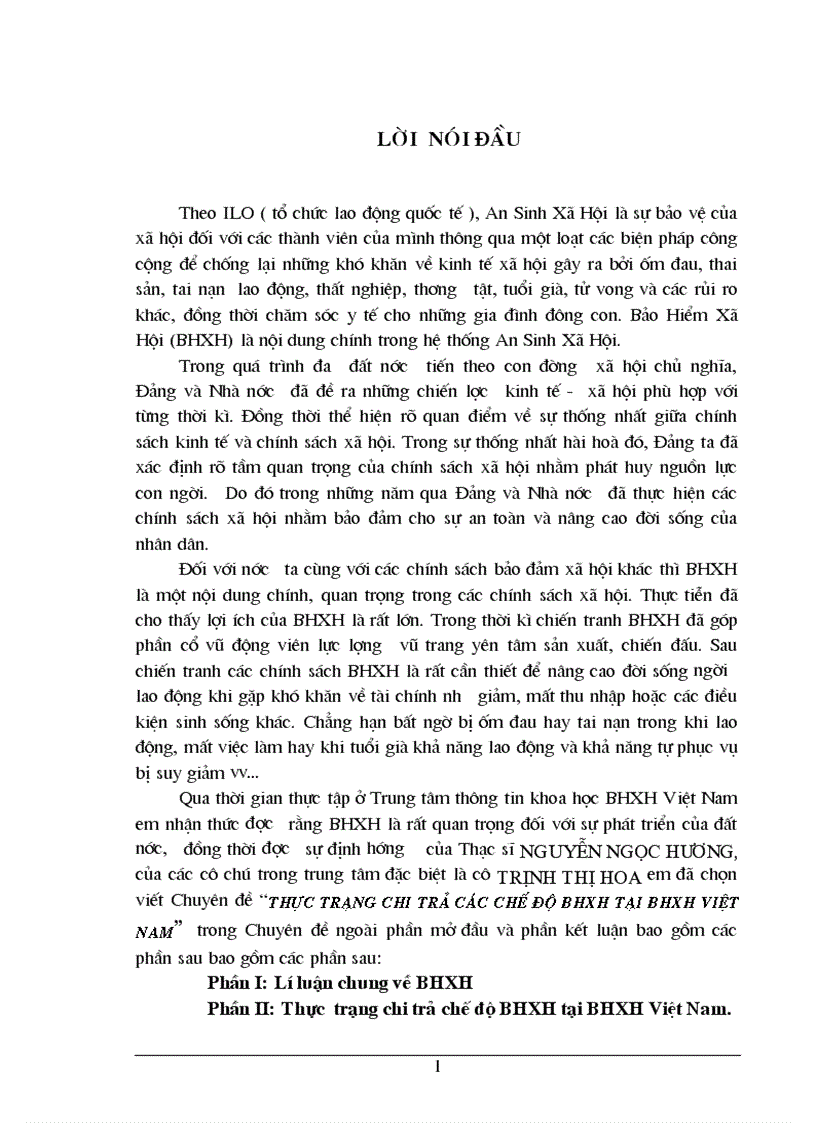 Việc quản lý quỹ BHXH và sự nghiệp BHXH Việt Nam