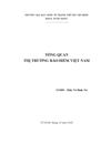 Tổng quan thị trường bảo hiểm việt nam