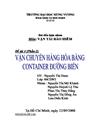 Vận chuyển hàng hoá bằng container đường biển