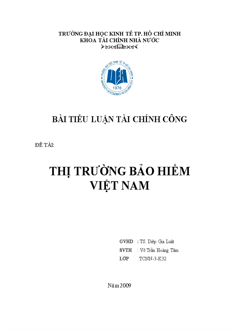 Thị trường bảo hiểm việt nam