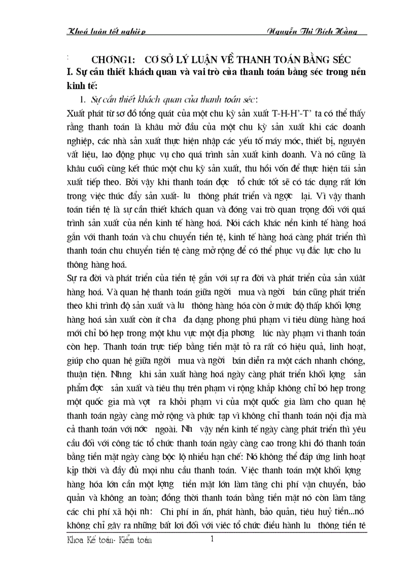 Thanh toán bằng séc