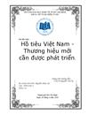 Hồ tiêu Việt Nam Thương hiệu mới cần được phát triển