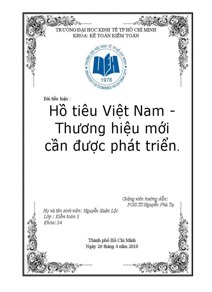 Hồ tiêu Việt Nam Thương hiệu mới cần được phát triển