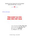 Tính sáng tạo của sinh viên Việt Nam