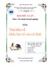 Tìm hiểu về khấu hao tài sản số định