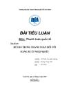Rủi ro trong thanh toán đối với hàng xuất nhập khẩu
