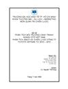 Phân tích môi trường cạnh tranh ngành ôtô việt nam phân tích swot và chiến lược công ty toyota vietnam từ 2010 2015