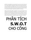 Phân tích môi trường cạnh tranh ngành ôtô việt nam phân tích swot và chiến lược công ty toyota vietnam từ 2010 2015