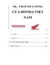 Nguyên nhân thành công của honda việt nam
