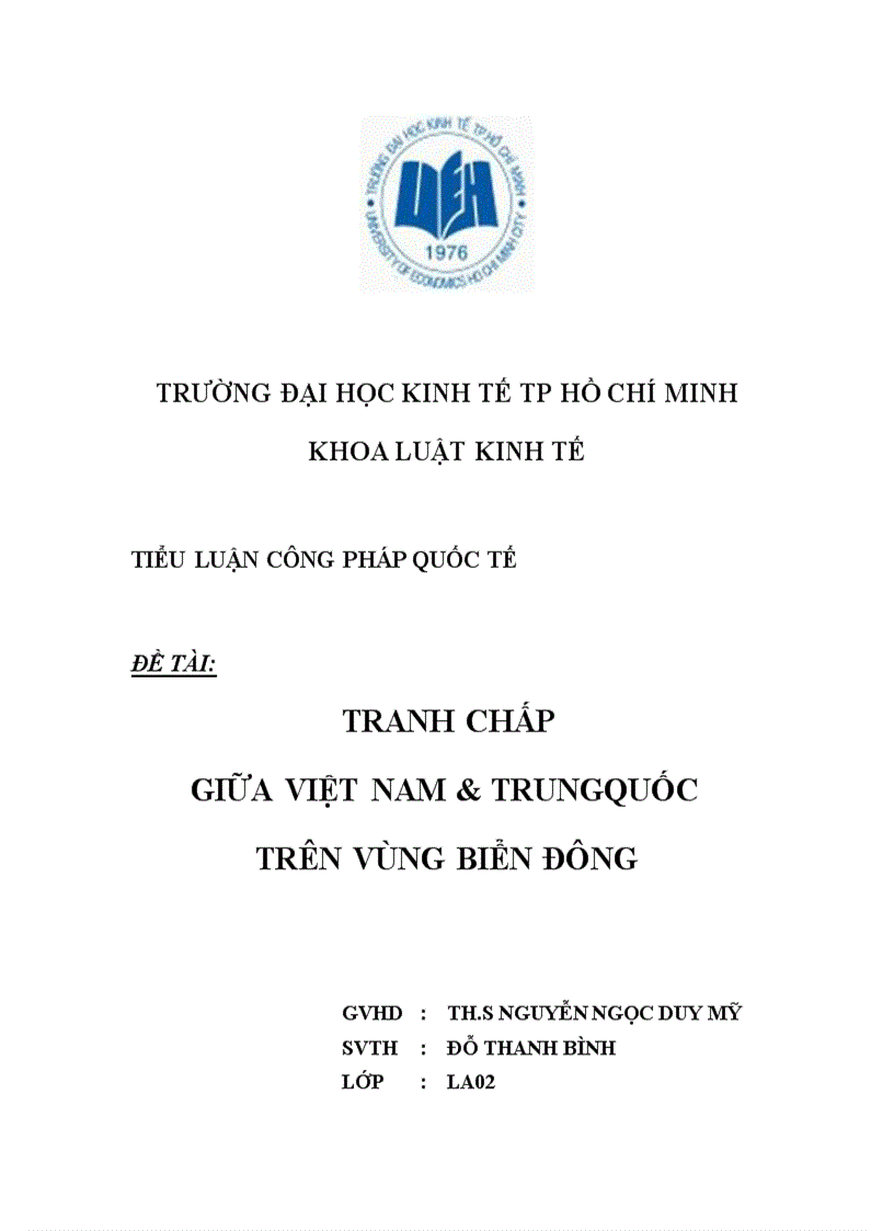 Tranh chấp giữa việt nam trungquốc trên vùng biển đông