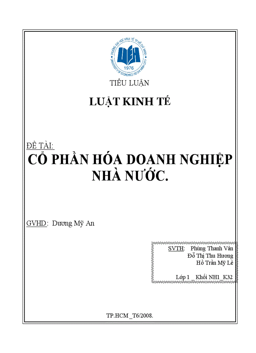 Cổ phần hóa doanh nghiệp nhà nước