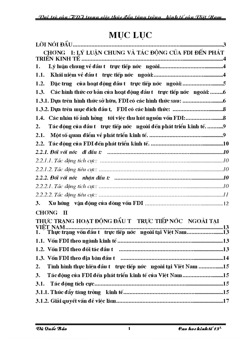 Một số giải pháp nhằm thu hút và nâng cao hiệu quả sử dụng nguồn vốn FDI tại việt nam 1