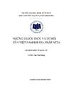 Những thách thức và cơ hội của Việt Nam khi gia nhập AFTA