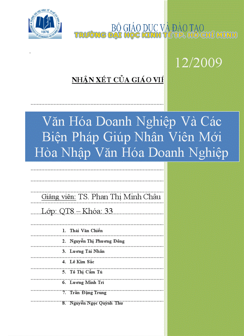 Văn Hóa Doanh Nghiệp Và Các Biện Pháp Giúp Nhân Viên Mới Hòa Nhập Văn Hóa Doanh Nghiệp