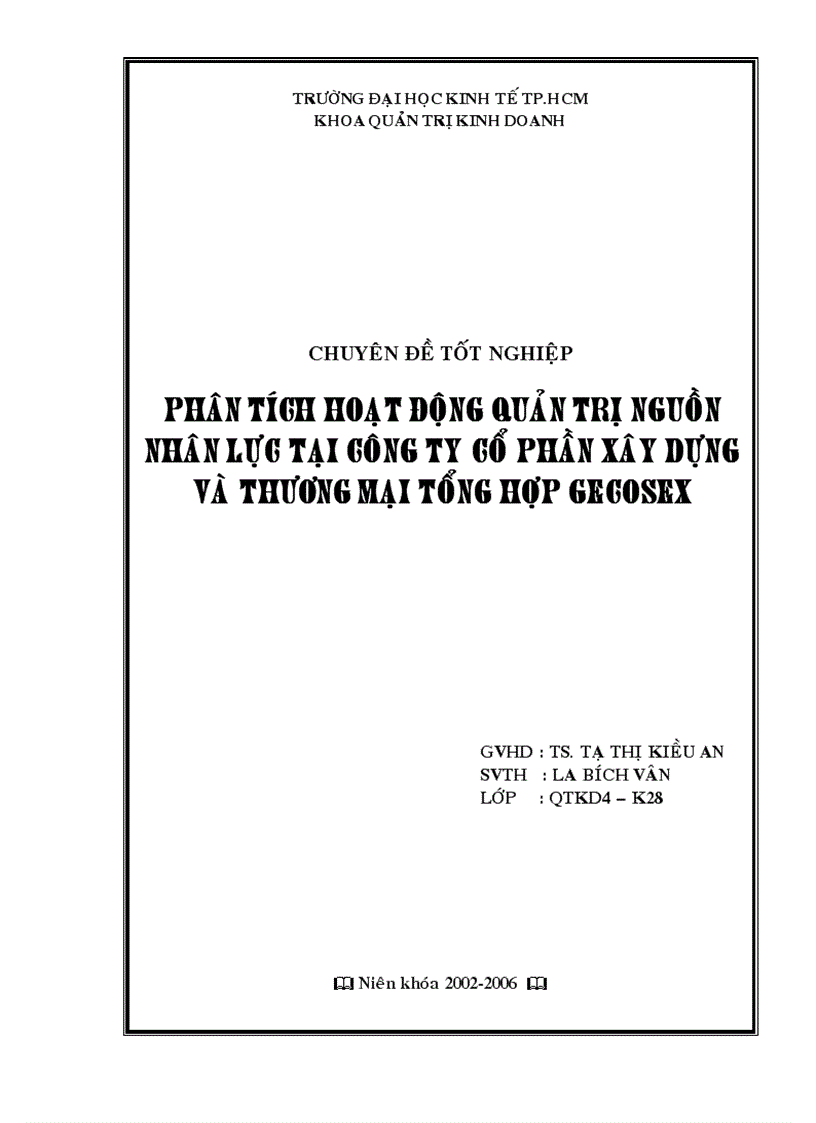 Phân tích hiệu quả quản trị nhân lực tại công ty