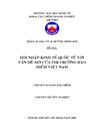 Hội nhập kinh tế quốc tế với vấn đề mở cửa thị trường bảo hiểm việt nam 1