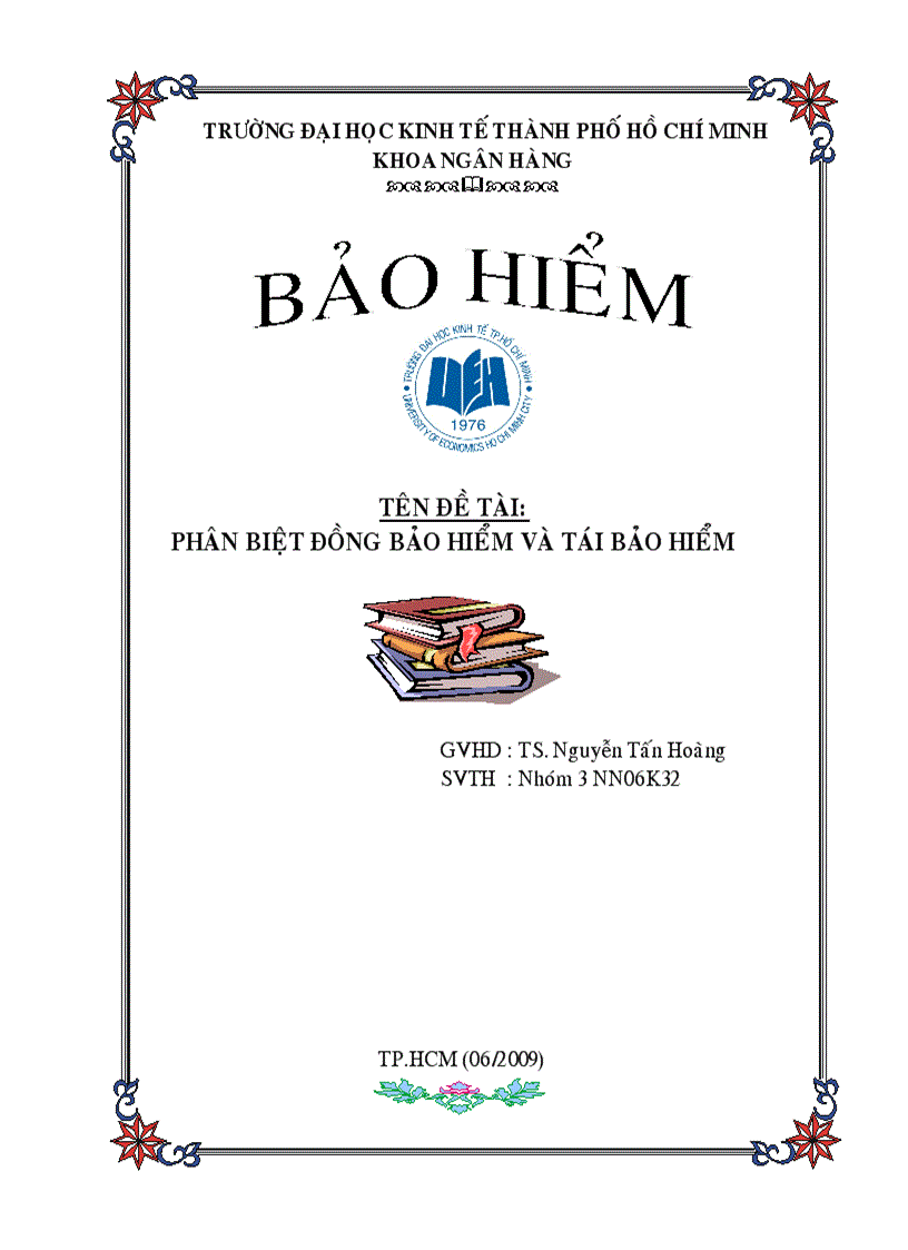 PHân biệt đồng tái bảo hiểm và tái bảo hiểm