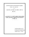 Lạm phát và những biện pháp kiề chế lạm phát trong nền kinh tế nước ta