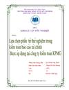 Lựa chọn phần tử thử nghiệm để thu thập bằng chứng kiểm toán trong kiểm toán báo cáo tài chính