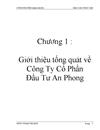 Các phần hành kế toán tại công ty An phong