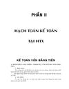 Hạch toán kế toán tại HTX xe du lịch vận tải thi công cơ giới Hiệp Phát 1