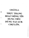 Mở rộng và nâng cao hiệu quả hoạt động cho vay tiêu dùng tại ACB Chợ Lớn