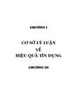 Giải pháp nâng cao hiệu quả cho vay tại Ngân hàng phương Đông Chi nhánh Bến Thành 1