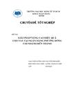 Giải pháp nâng cao hiệu quả cho vay tại Ngân hàng Phương Đông chi nhánh Bến Thành