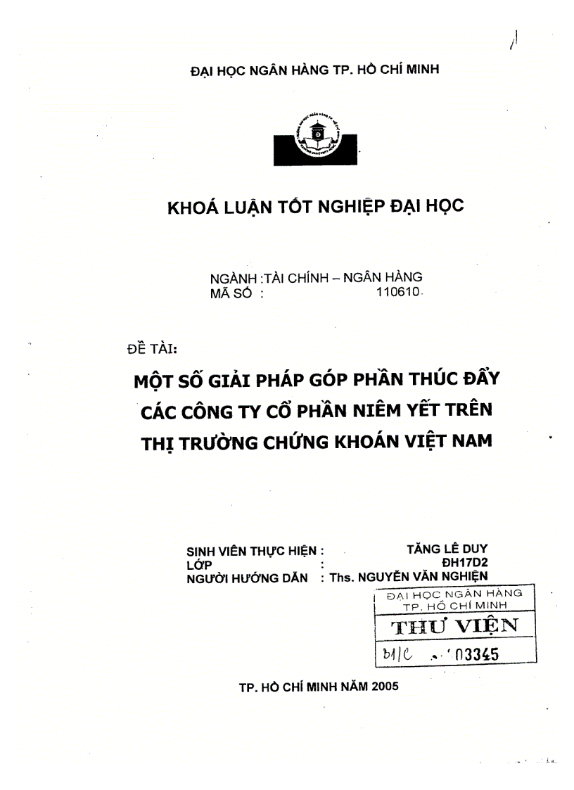 Một số giải pháp góp phần thúc đẩy các công ty cổ phần niêm yết trên thị trường chứng khoán VN