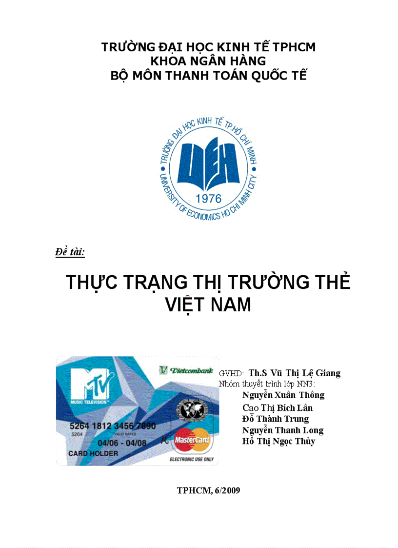 Thực trạng thị trường thẻ Việt Nam