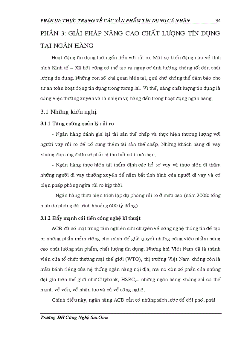 Giải pháp nâng cao chất lượng tín dụng tại ngân hàng